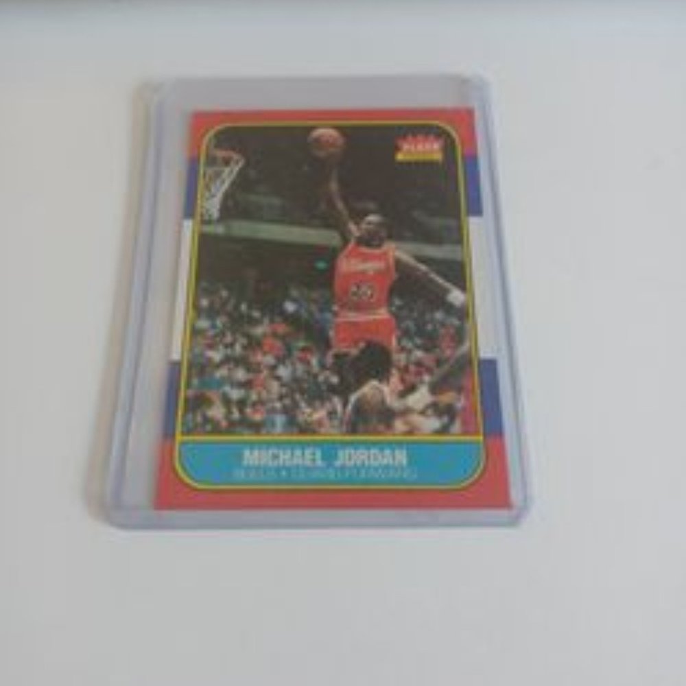 Michael Jordan 1986/87 Fleer rookie reprint Chicago Bulls